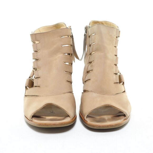 Paul Green Sabrina Leather Open Toe Heeled Sandal Women's UK6.5 US9 EU40 Cream - Picture 5 of 16